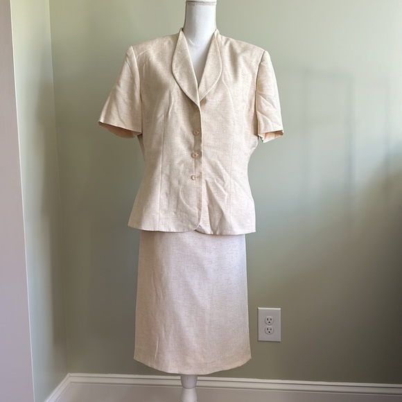Peach Skirt Suit